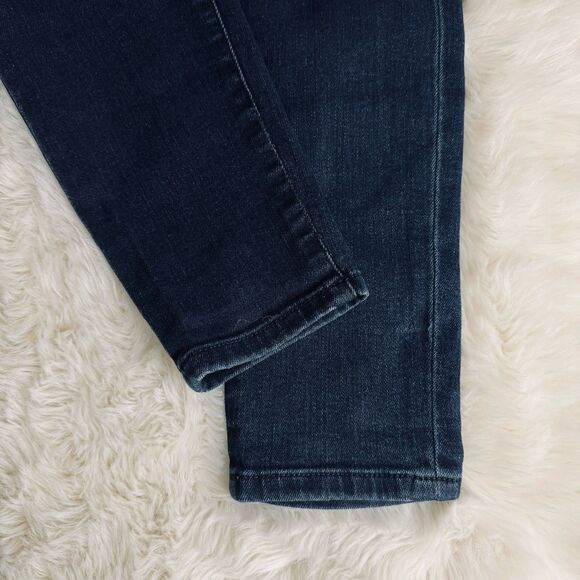 Rachel Roy Skinny Jeans Womens 28 Dark Blue Denim Stretch Measures 28 x 29.5 - Picture 6 of 8